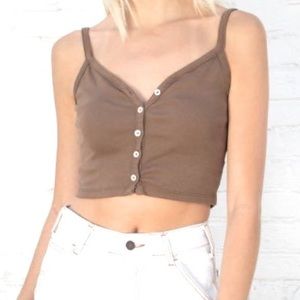 Brown Brandy Melville Zelly Top
